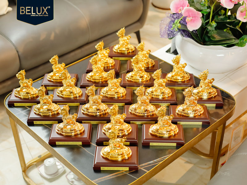 Lô tượng rồng mạ vàng 24k theo yêu cầu